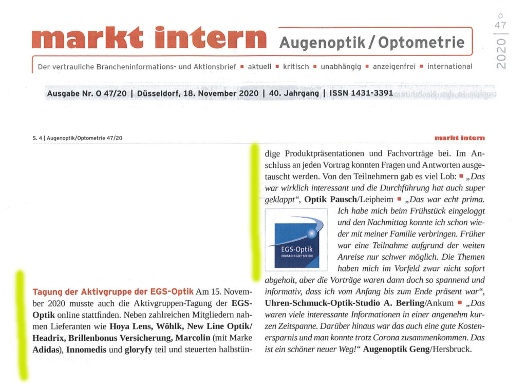 Markt intern